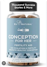 Eu natural Conception For Her, Fertility Aid Vitamins  Minerals 60 Capsules