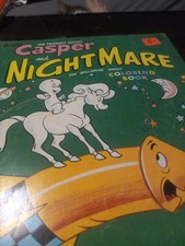 Vintage Casper The Friendly Ghost And Nightmare The Galloping Horse Coloring...
