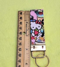 Hello Kitty Pink Drink Key Chain NEW Hand Made