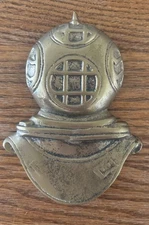 Vintage Brass Diving Helmet Decor Vintage Heavy