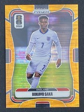 Bukayo Saka 2026 Panini Prizm FIFA World Cup Preferred Orange Base /99 #100