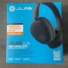 JLab Headphones JBuds Lux ANC Wireless Bluetooth Over-Ear Black BRAND NEW