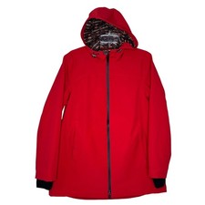 Pendleton Waterproof Breathable Rain Trail Jacket, Red, Women's M Aztec pattern