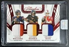 DRAKE MAYE JAYDEN DANIELS CALEB WILLIAMS 2024 FLAWLESS TRIPLE PATCH RUBY 1/15 RC