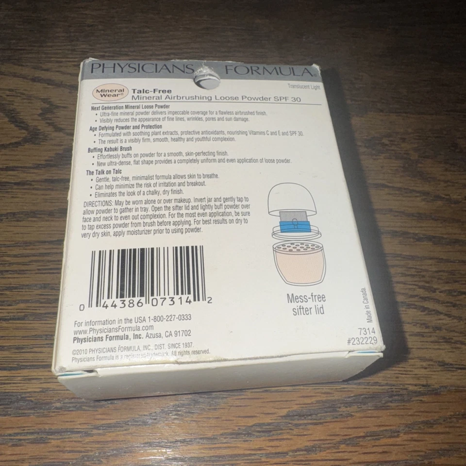 Physicians Formula Mineral Wear Loose Powder Translucent Light #7314 - Image 2 of 2