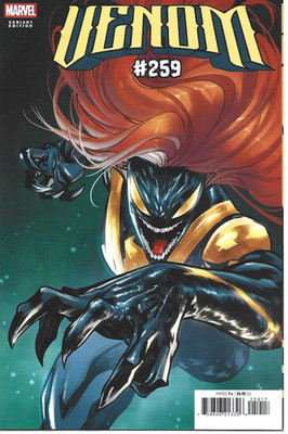 VENOM #259 1:25 FRANCESCO MANNA VARIANT MARVEL COMICS 2026 NEW UNREAD BAG BOARD