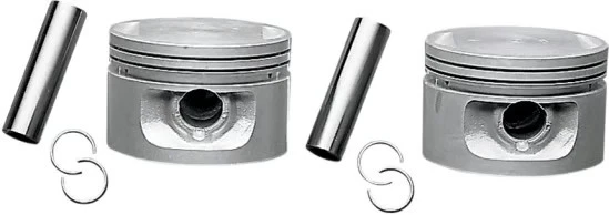 Drag Specialties Piston Kit (1200cc., 3.498in. Bore) - .020in. Oversize, 9:1 Foto 2 de 4
