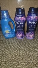 Snuggle Blue Sparkle Softener 40 Loads + Downy Calm Beads 3pk 422g