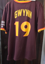 Padres Tony Gwynn #19 Promo Giveaway Brown XL Shirt San Diego Petco Park *Note