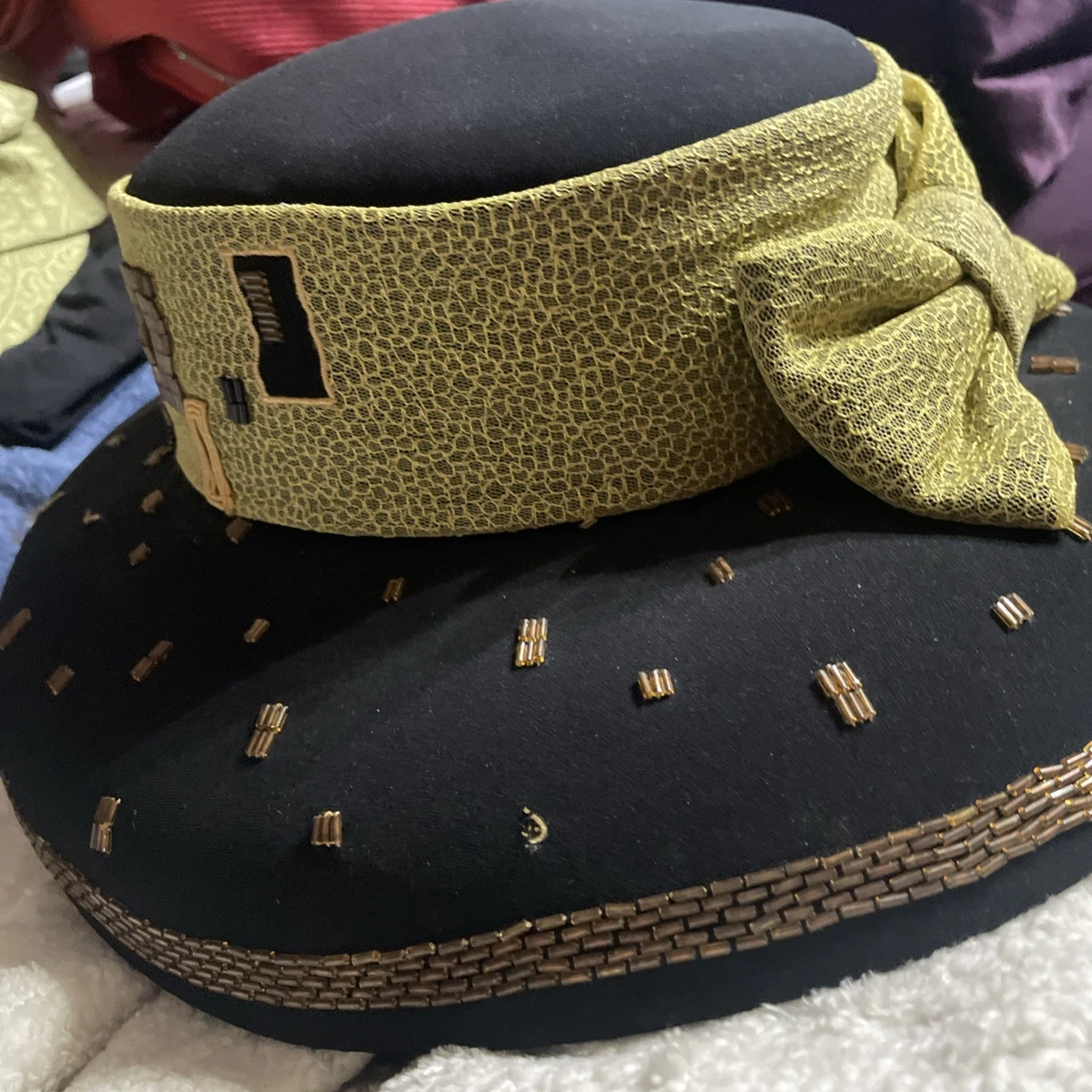 Church Black Vintage Hats for Women for sale | eBay display picture 1
