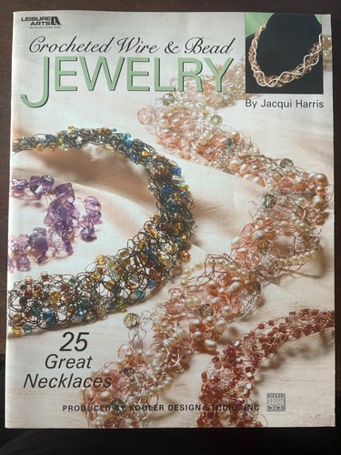 Crocheted Wire and Bead Jewelry by Jacqui Harris 3962