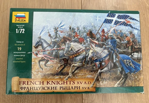 Zvezda Model Kit 8036 - French Knights XV A.D. - 1/72
