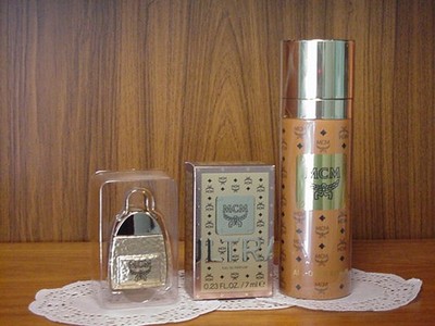 (LOT) MCM ULTRA EAU DE PARFUM  MINI ~ MCM ALL OVER BODY SPRAY ~ (4) MCM SAMPLES
