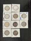 10 Barber Silver Half Dollars
