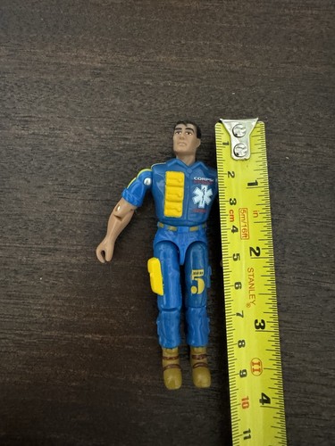 Lanard The Corps Swift Water Rescue 5 Paramedic Action Figure Blue Shirt 1999 - Picture 11 of 12