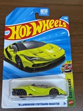 Hot Wheels 16 Lamborghini Centenario Roadster Green HW Exoticars 2/250 JJK74