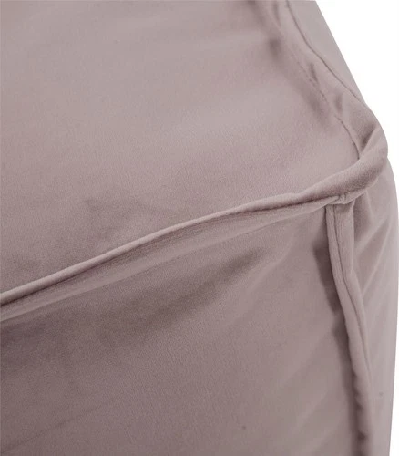 Square Pouf Bella Ash Ottoman-Stylish and Versatile - Picture 2 of 6