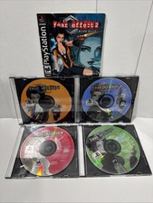 Fear Effect 2: Retro Helix Eidos Sony Playstation 1 PS1 Discs Only + MANUAL