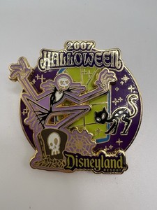 2007 Disney Disneyland Halloween Jack Skellington Pin LE 1000 AP Artist Proof