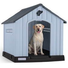 Waleaf Waterproof Dog House with Elevated Floor   Indoor  Outdoor