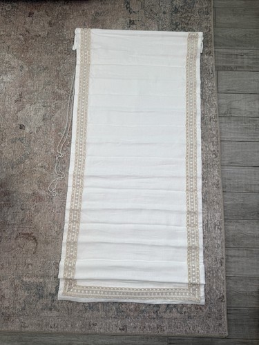 3 Custom Roman Black-Out Curtains/Shades From Palm Beach Mansion-63’ x 30’