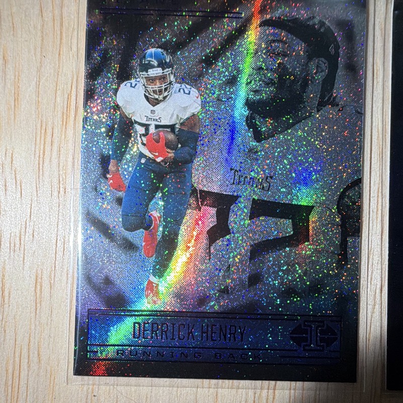 Panini 2018 Illusions Football Derrick Henry Tennessee Titans 2-Card Lot