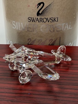 Swarovski Crystal Figurine Airplane Propeller A 7473 NR 002 W/ Box