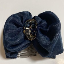 Complex Biz Easy Comb Navy Hair Accessory for Half-Up and Updos