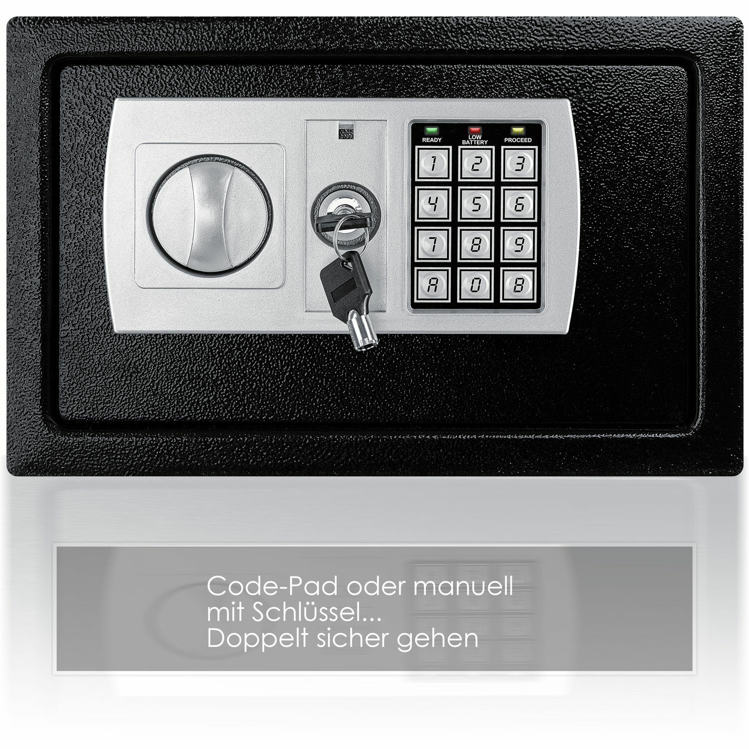 RETOURE Tresor Safe ElektronikZahlenschloss 31x20x20cm LEDAnzeige