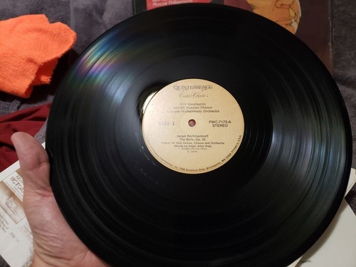 GET3) LP Rachmaninoff The Bells RSFSR Russian Chorus Moscow Philharmonic PMC7173 - Imagen 6 de 7