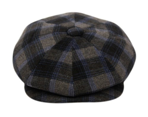  Otoño Invierno Para hombres Patchwork Cuadros Manzana 100% Lana Gorra Newsboy Cabbies Golf Sombrero  - Imagen 107 de 120