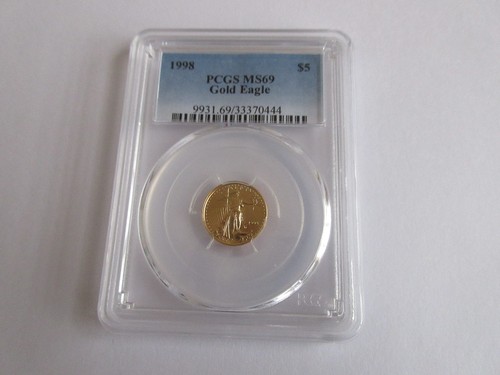 1998 Eagle $5 PCGS MS69 Gold Eagle - 第 1/4 張圖片
