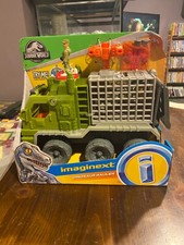 Fisher-Price Imaginext Jurassic World, Dinosaur Hauler Playset, NEW b