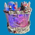 Kirkland Signature "Winter Water Window" Snow Globe Snowman Christmas Penguin