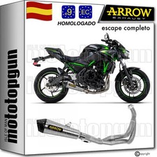 escape completo homologado open c x-kone arrow por kawasaki z650 z-650 2023 23