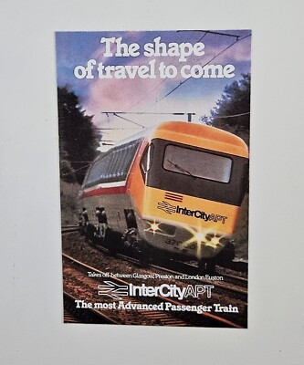 BR Intercity APT Fridge Magnet British Rail Advert Advanced Passenger Train