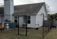 Outdoor Cat Fence System 7.5' x 100' w/gate
