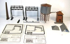 HO Signal Bridges, Water Tower, Signal Tower, Industrial Brick Chimney
