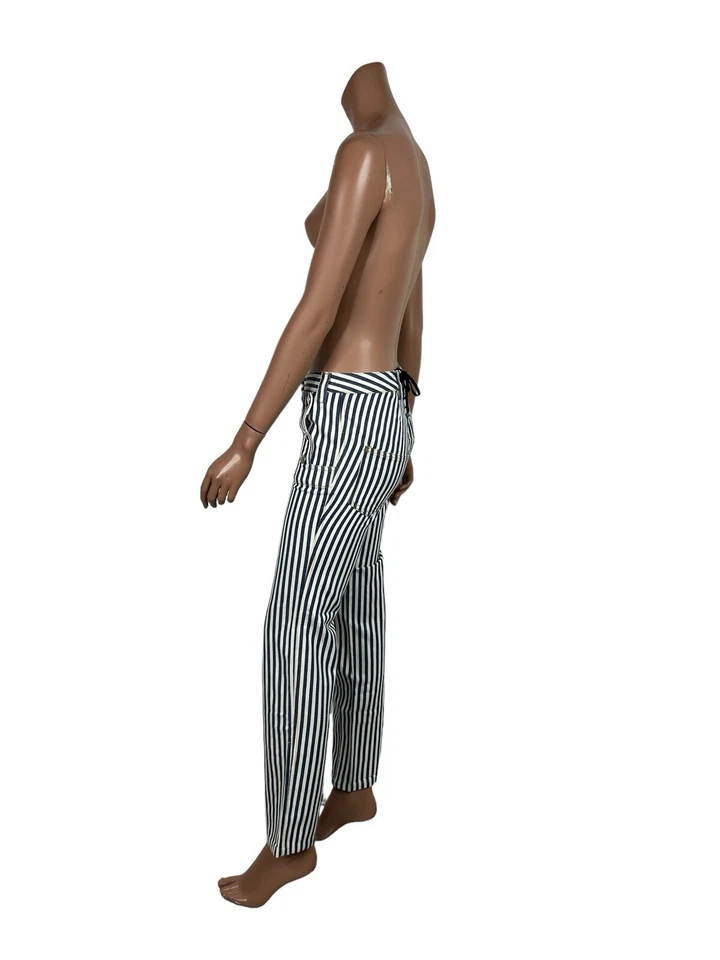 Vtg Dolce & Gabbana SS2003 Blue ‘SEX’ Lace Up Jeans 38 XS - Image 3 of 4