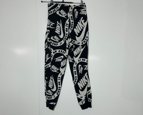 Nike Jogger Boys Youth Large Black White Just Do It all Over Print Actual 24X23 - Picture 3 of 10