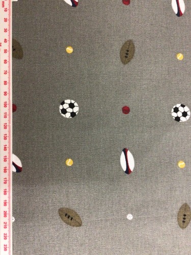29cm x 52cm Long Sophie Allport Balls cotton Duck new Cricket Rugby Tennis Golf - Picture 3 of 8