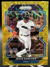 JESUS SANCHEZ MIAMI MARLINS 2022 PANINI PRIZM #162 GOLD DONUT CIRCLES /10