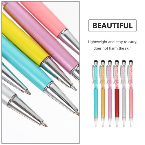 6 Pcs Capacitor Pen Ballpoint Touch Screen Stylus 2-in-1 Capacitive Pens - Zdjęcie 8 z 12