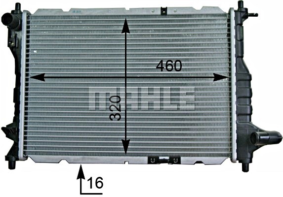 BEHR Engine Cooling Radiator Fits CHEVROLET Matiz Spark 96591475  