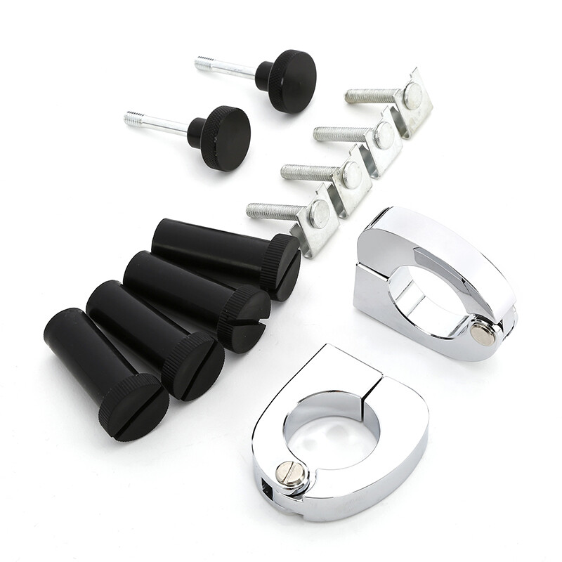アクセサリー hxx2800gt Chrome Engine Guard Clamps /Clamp bolts Kit For Harley Touring