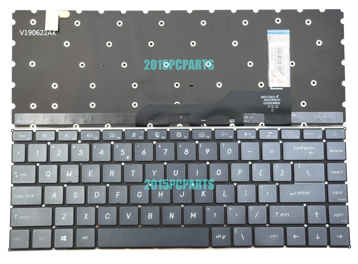 MSI Modern 15 A10M A10RAS A10RBS Prestige 14 A10RAS A10RB Keyboard