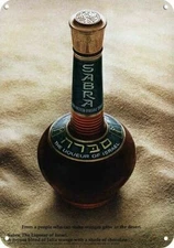 1968 SABRA LIQUEUR of Israel  ***** DECORATIVE REPLICA METAL BAR SIGN ******