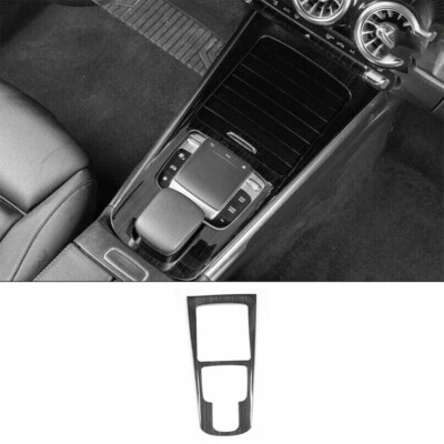 Shift Strip Cover Titanium Black Central Console Gear For Benz GLB W247 2020-22