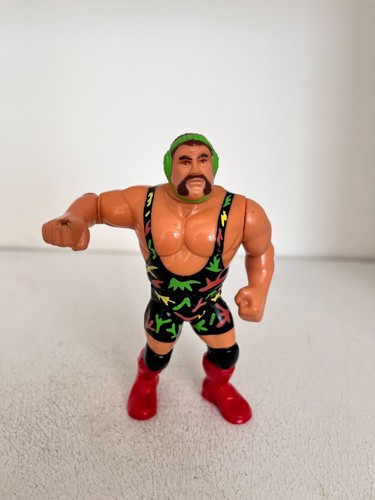 WWE RICK STEINER HASBRO WRESTLING ACTION TOY FIGURE WWF SERIES 9 1994 VGC - 第 1/6 張圖片