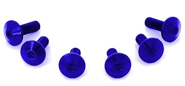 Schrauben FüR Evotech Ergal Verkleidung Blau YZF-R125 R125 2014 2015 2016-image
